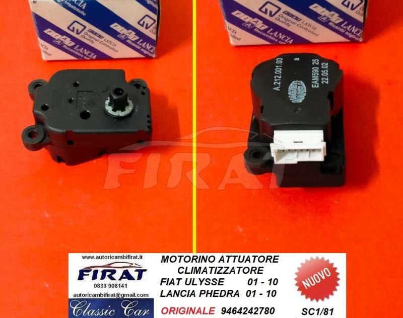 MOTORINO ATTUATORE CLIMA FIAT ULYSSE - PHEDRA (9464242780)